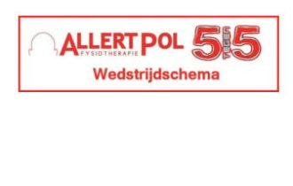 Uitslagen en wedstrijdschema Allert Pol 5*5 Toernooi