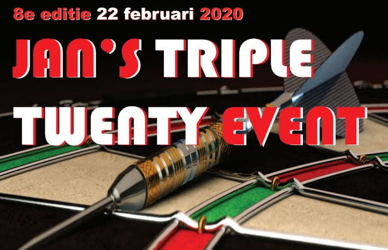 Darttoernooi 22 februari
