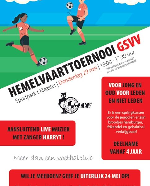 Informatie Hemelvaarttoernooi 29-05-2025