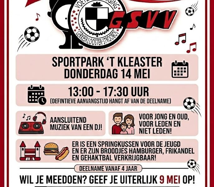 Teamindeling en speelschema Hemelvaarttoernooi