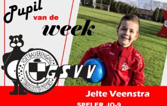 Jelte Veenstra pupil van de week